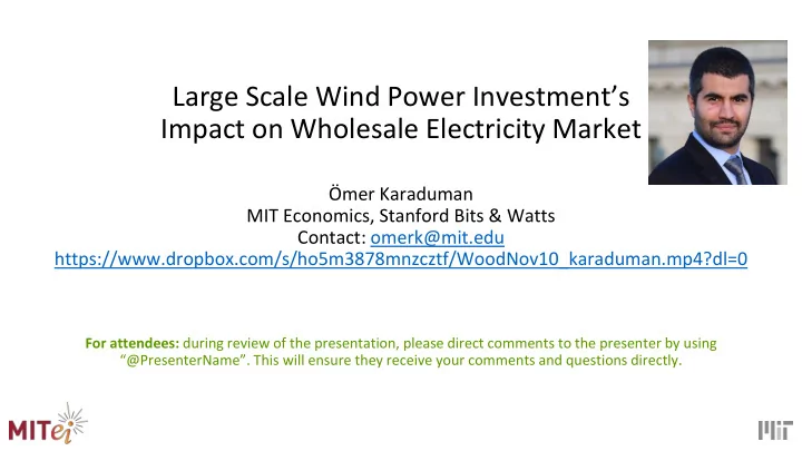 large scale wind power investment s impact on wholesale