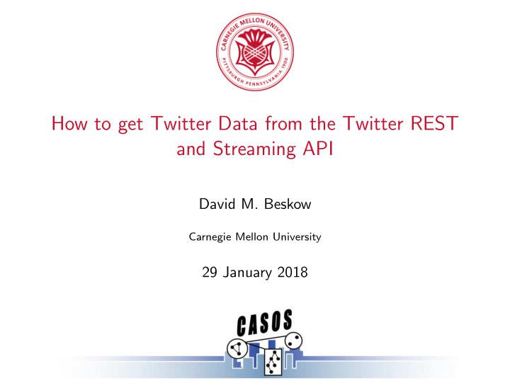 how to get twitter data from the twitter rest and