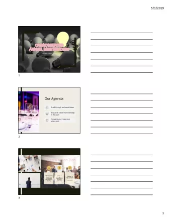 CROWDSOURCED  ANNUAL MEETING IDEAS  Natalie Zundel, CFRE  1  Our Agenda  Scroll through real world