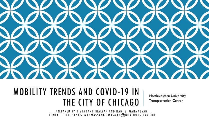 mobility trends and covid 19 in