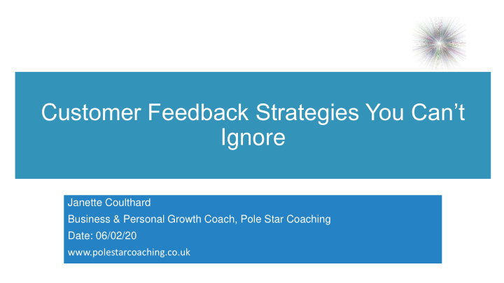 c ustomer feedback strategies you can t