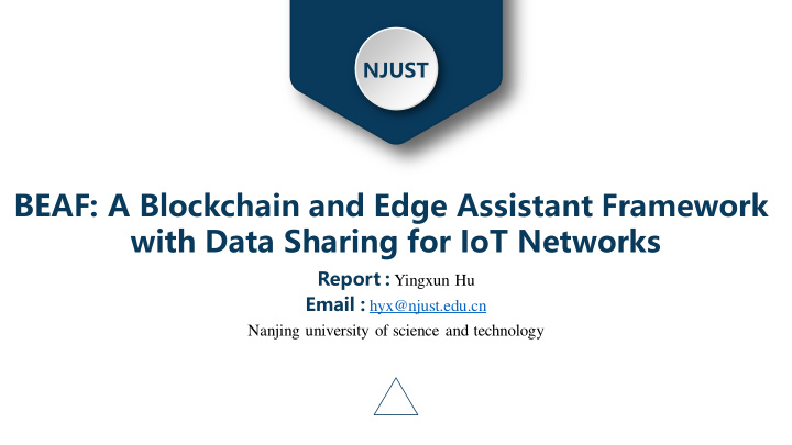 beaf a blockchain and edge assistant framework with data