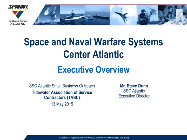 space and naval warfare systems