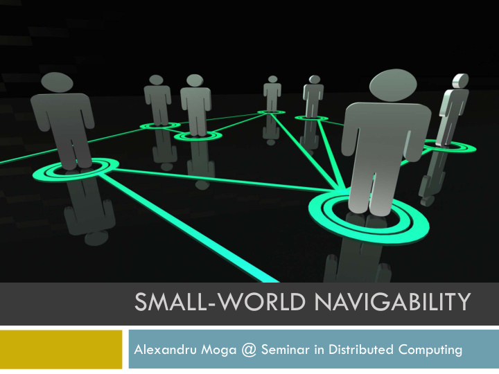small world navigability