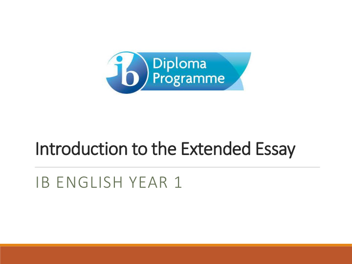introduction to the extended essay