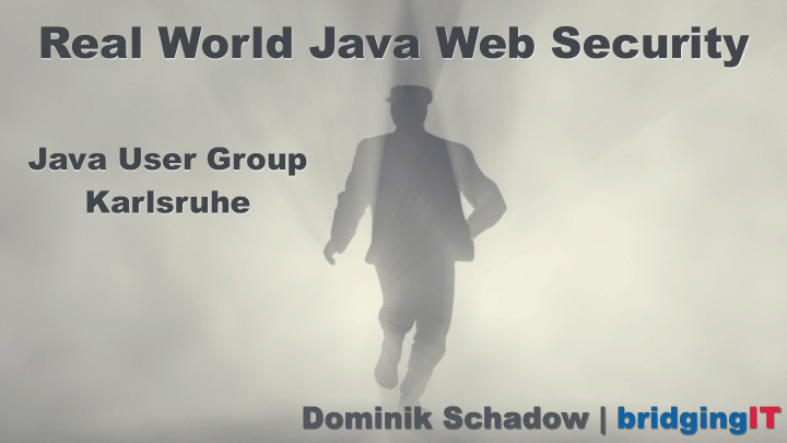 real world java web security