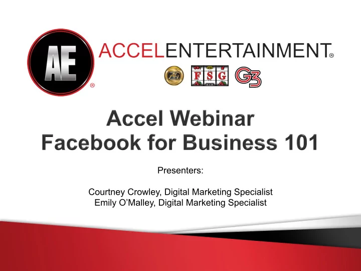 presenters courtney crowley digital marketing specialist