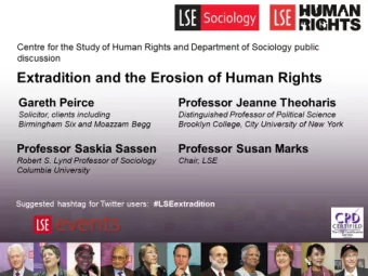 saskia sassen  Columbia University  www.saskiasassen.com  For elaboration on some of this material