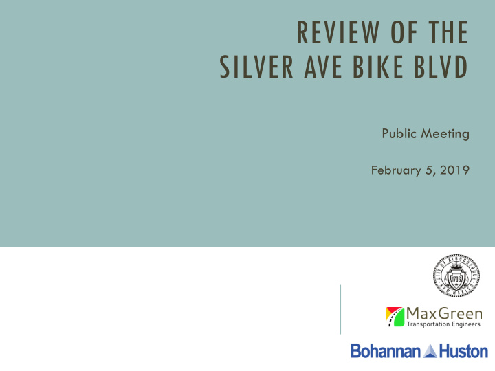 silver ave bike blvd