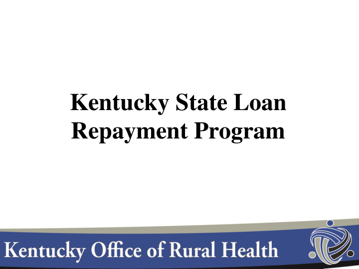 kentucky state loan