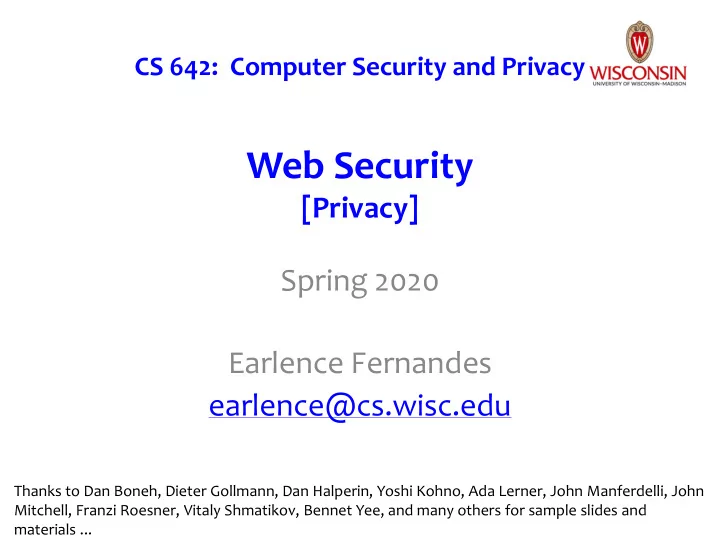 web security
