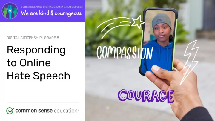 responding to online hate speech