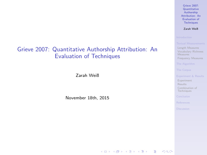 grieve 2007 quantitative authorship attribution an