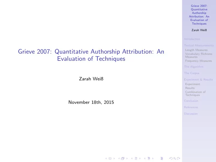 grieve 2007 quantitative authorship attribution an