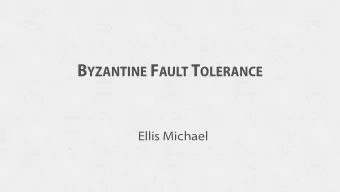 W HAT A BOUT P AXOS ?  Paxos tolerates a minority of processing failing by crashing .  What