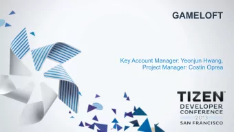 GAMELOFT  Key Account Manager: Yeonjun Hwang,  Project Manager: Costin Oprea  Index   Game