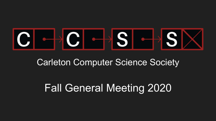 fall general meeting 2020 meeting