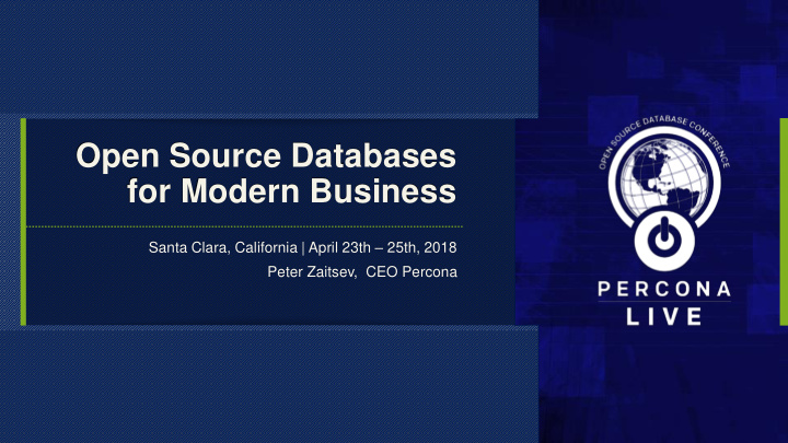 open source databases for modern business