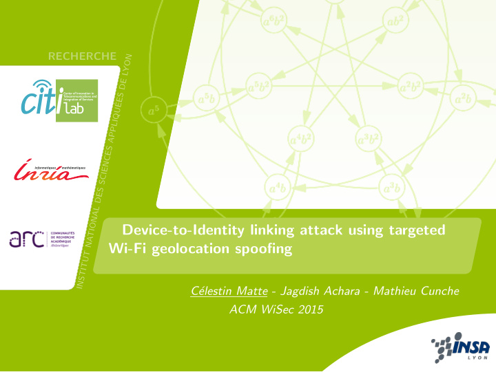 device to identity linking attack using targeted