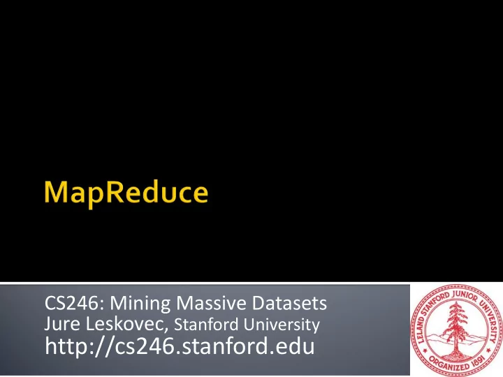 http cs246 stanford edu