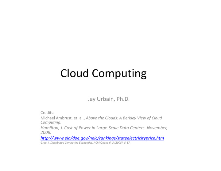 cloud computing