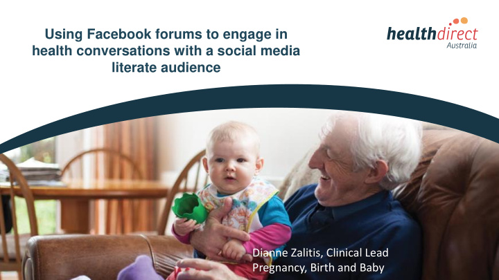 using facebook forums to engage in health conversations