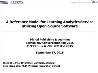 A Reference Model for Learning Analytics Service  utilizing Open-Source Software  Digital