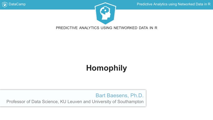 homophily