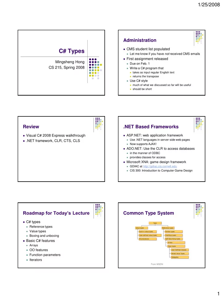 c types