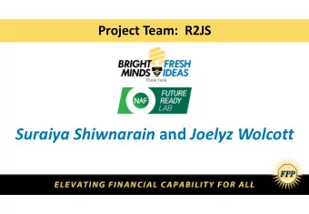 Suraiya Shiwnarain and Joelyz Wolcott  Research Impacts  Research Impacts  By: Joelyz Wolcott &amp;