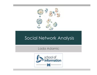 What do we get out of studying  systems as networks?  examples: Political/Financial Networks ! Mark