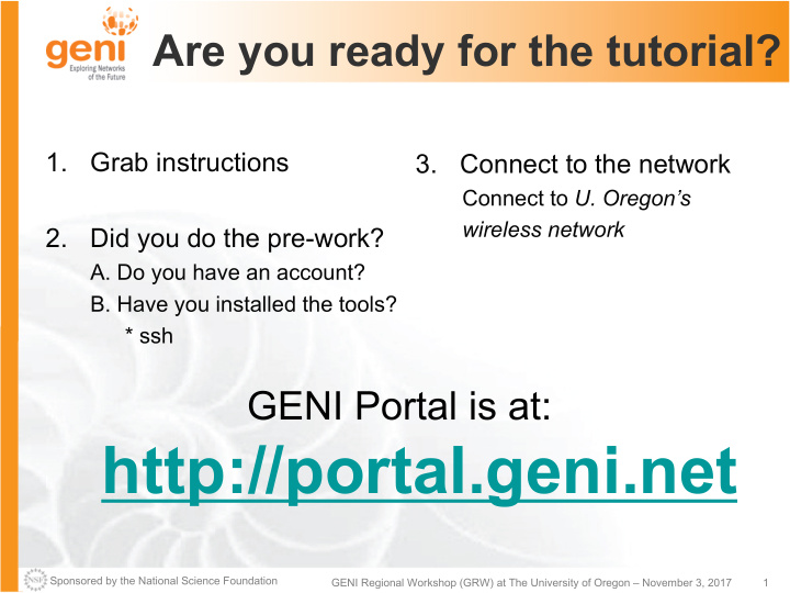 http portal geni net
