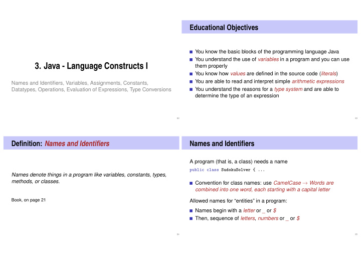 3 java language constructs i