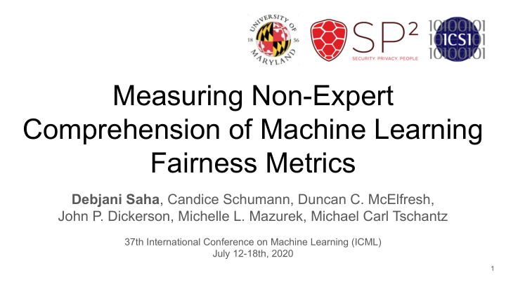 measuring non expert comprehension of machine learning