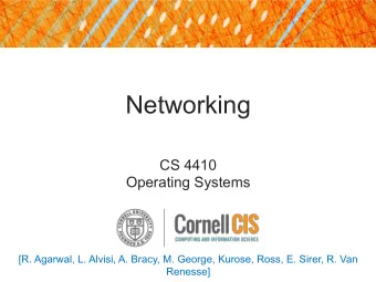 Introduction  Application Layer  Transport Layer  Network Layer  Remote Procedure Calls  2  Basic