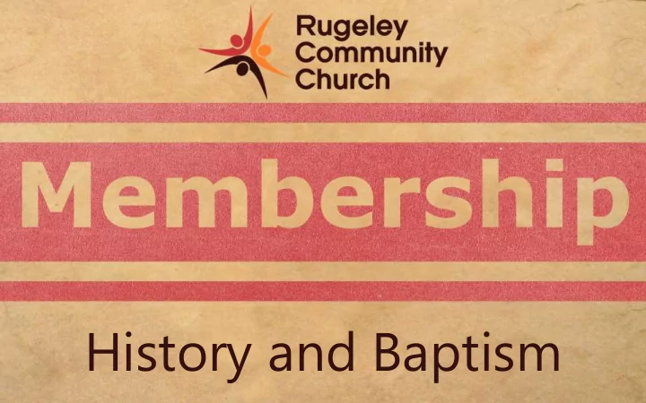 history and baptism brief history of rcc
