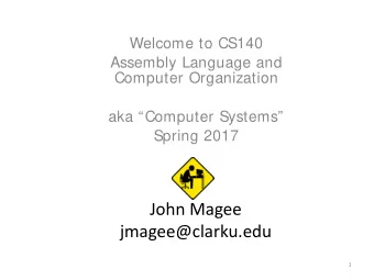 John Magee  jmagee@clarku.edu  1  Whats a Mashup?  Why does this course list 3 (or 4) books?