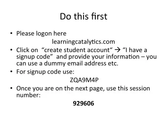 Do  this  first    Please  logon  here    learningcataly2cs.com