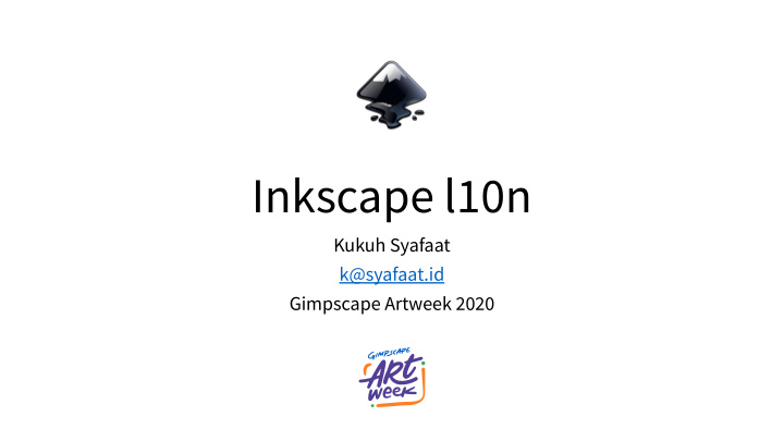 inkscape l10n