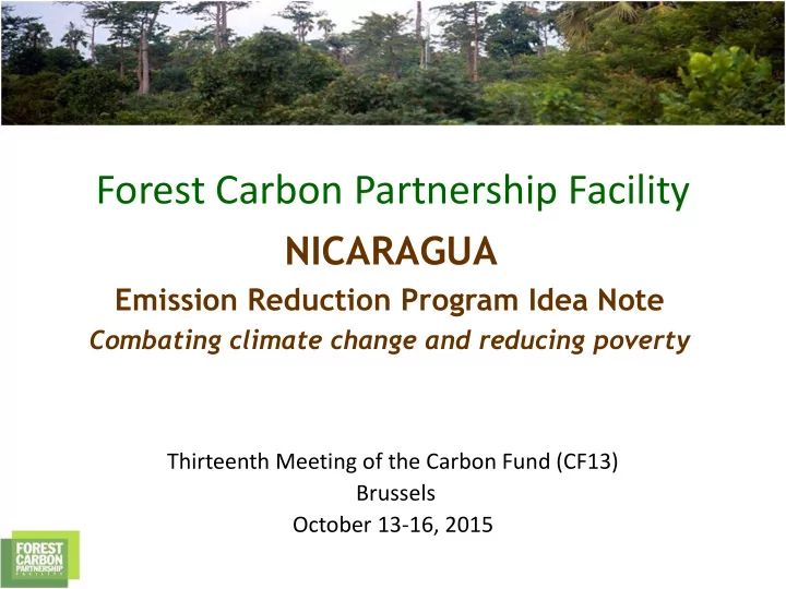 forest carbon partnership facility