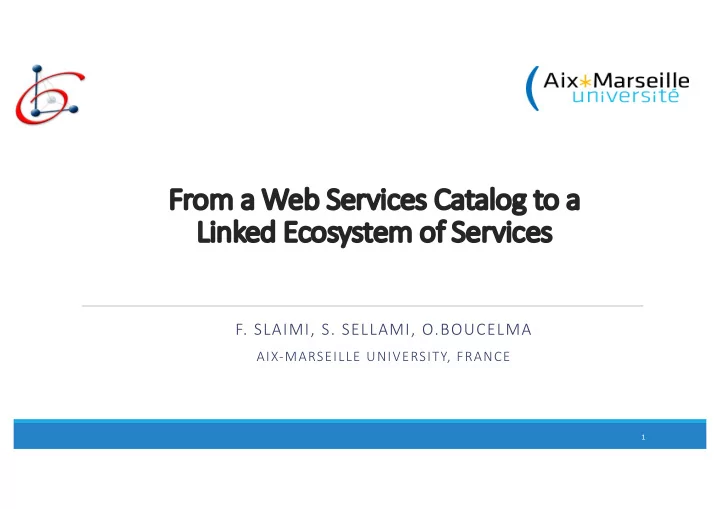 fr from a a web eb ser ervic vices es catalo alog to a a