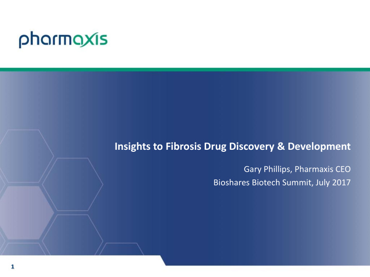 insights to fibrosis drug discovery amp development