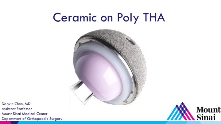 ceramic on poly tha