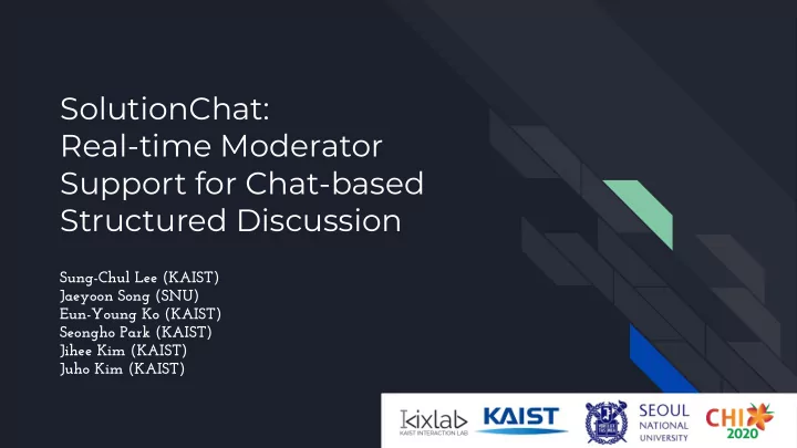 solutionchat real time moderator support for chat based