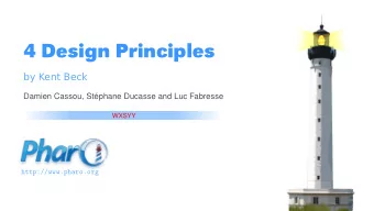4 Design Principles  by Kent Beck  Damien Cassou, Stphane Ducasse and Luc Fabresse  WXSYY