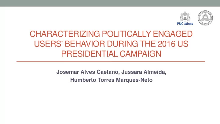 presidential campaign