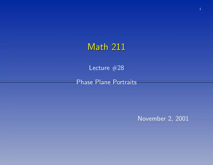 math 211 math 211