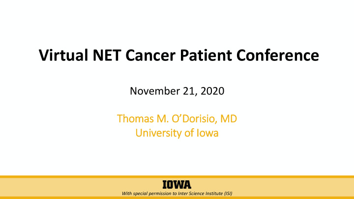 virtual net cancer patient conference