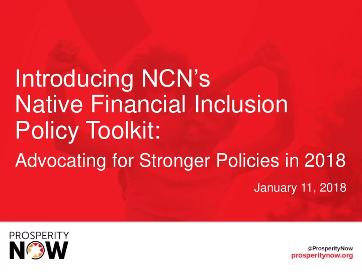 native financial inclusion