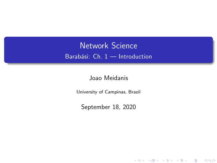 network science
